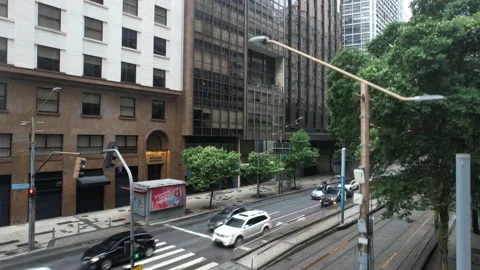 Ave. Rio Branco Rio de Janeiro - Downtown - Intersection Video stock 171886015