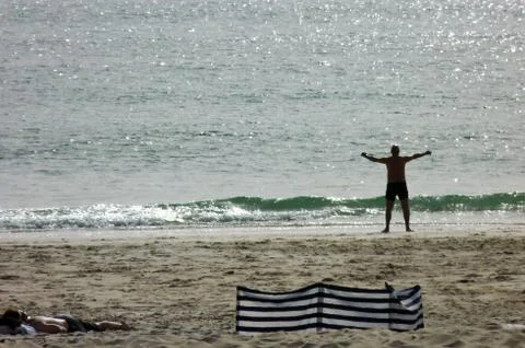 Aveiro beach Foto stock