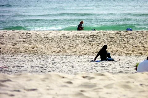 Aveiro beach Stock Photos