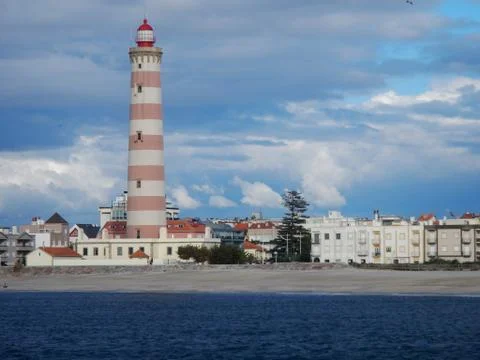 Aveiro lighthouse Stock Photos
