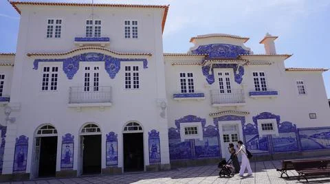 Aveiro Train Station Stock Photos