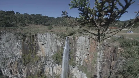 Avencal cascade Stock Footage 94319173