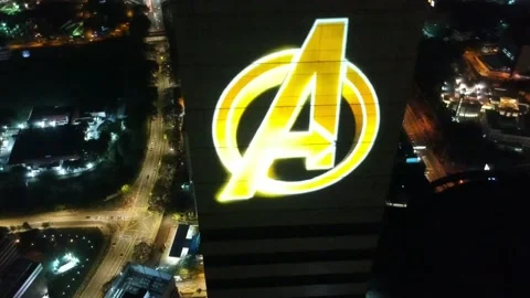 Avengers Building In Malaysia Stock Footage 136785877