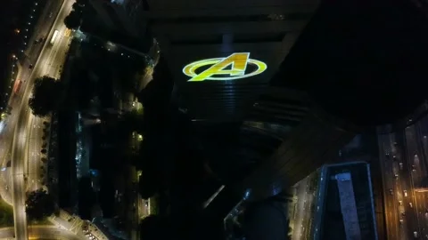 Avengers Building In Malaysia Stock Footage 136785998