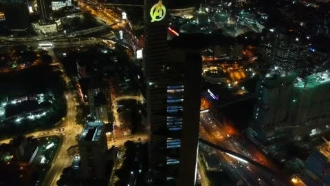 Avengers Building In Malaysia Stock Footage 136786175