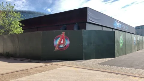 AVENGERS STATION Stock Footage 135655547