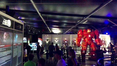 AVENGERS STATION Stock Footage 135656109