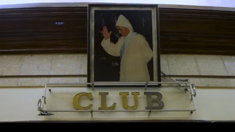 Avenida  cinema morocco Stock Footage 125979773