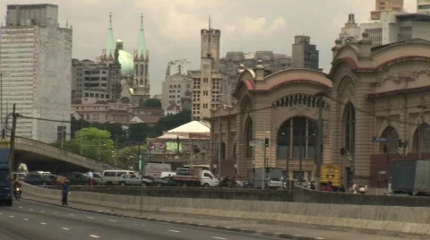 Avenida do Estado Stock Footage 855283