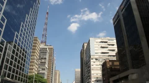Avenida Paulista Stock Footage 21477939