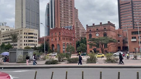 Avenida septima in bogota Stock Footage 239421577