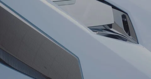 AventadorS blue ventilation2 Stock Footage 103103365
