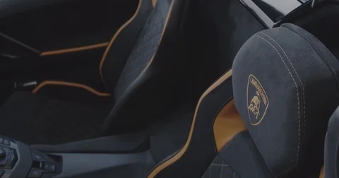 AventadorS Interior2 Stock Footage 103103383
