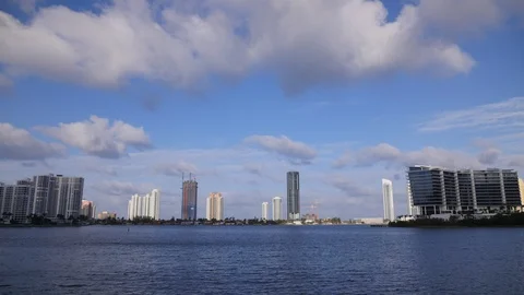 Aventura Sunset Timelapse Video stock 89497563