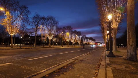 Avenue Champs Élysée Paris Stock Footage 323792580