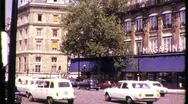 Avenue Des Ternes Paris France Street Scene 1969 Vintage Old Film Home Movie 803 Stock Footage
