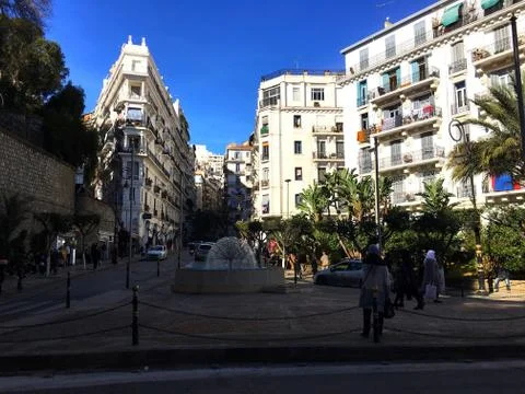 Avenue Pasteur, Algiers Stock Photos