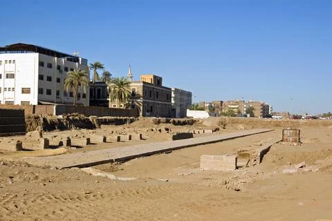 Avenue of Sphinxes, Luxor Stock Photos