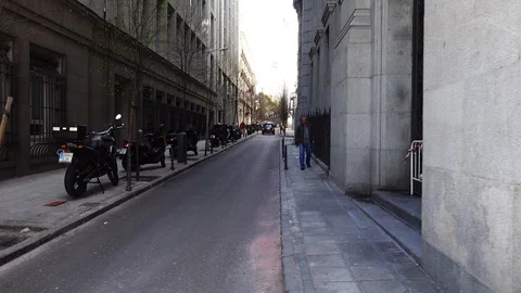 Avenues in Madrid. Stock-Footage 89855198