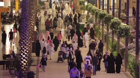 Avenues mall Stock Footage