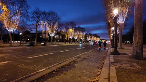 Avenues of Paris Stock Footage 323794373