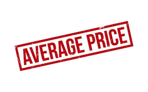 Average Price Stamp. Average Price Rubber grunge Stamp Seal Stock Illustration