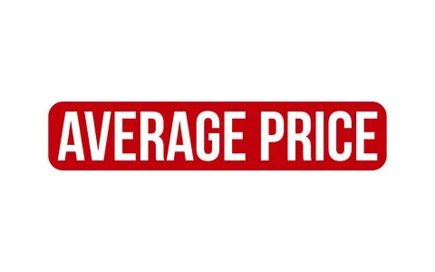 Average Price Stamp. Red Average Price Rubber grunge Stamp Stock Illustration