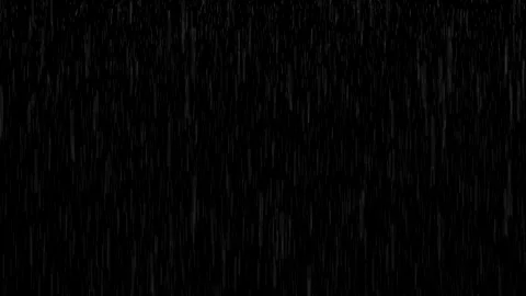 Average rain with large drops and transparent loop background Video stock 129288911