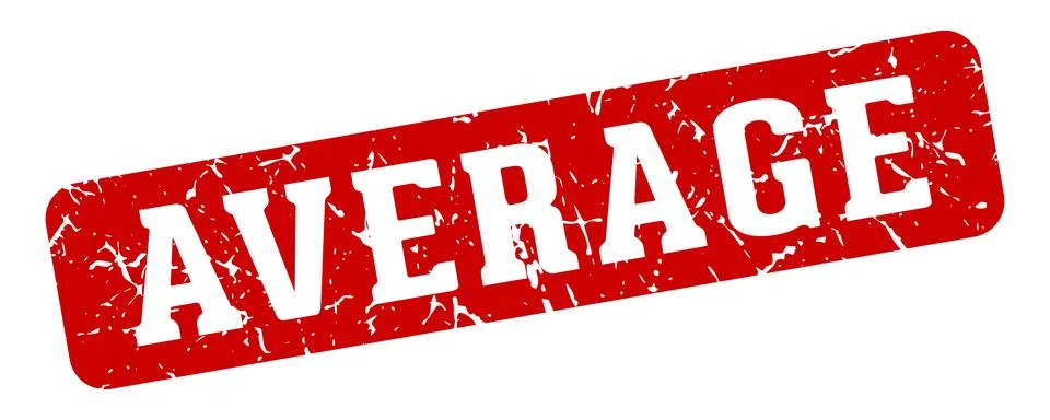 Average rectangular sign. average stamp Illustrazione stock