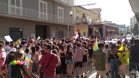 Aversa Pride. Stock Footage 198665882