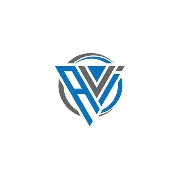 AVI Letter monogram Initial Logo Design Template Vector Illustration. AVI e.. Stock Illustration