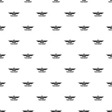 Avia show pattern seamless vector イラスト素材