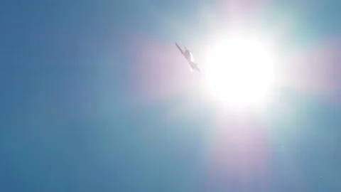 Aviafest. Oldschool propeller-driven piston sports aircraft plane aerobatics   Stock Footage 169856653