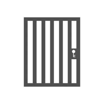 Aviary cage door Stock Illustration