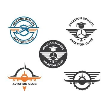 Aviation academy vector illustration design Stock Illustration