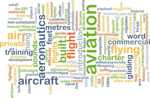 Aviation background concept Stock Illustration