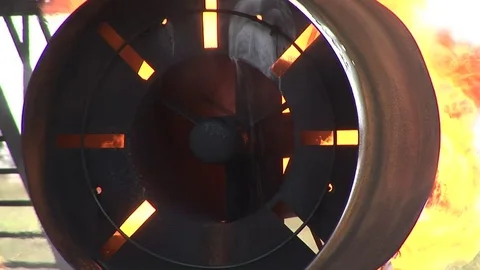 Aviation Fire Training Stock Footage 71055418