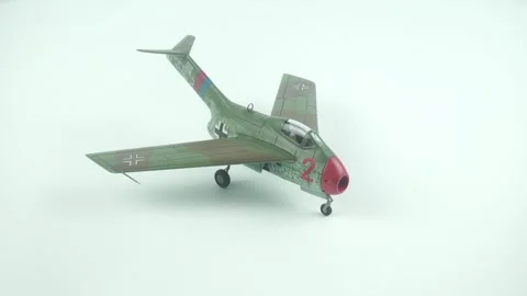 Aviation Model Airplane With Unique Coloring. Video stock 314676431