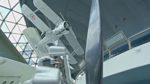 Aviation museum Stock Footage 171554742
