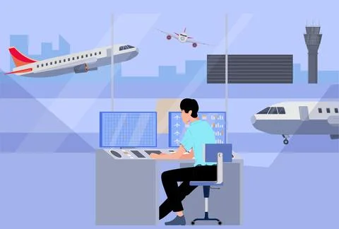 Aviation Unit Concept Illustration Stock Illustration
