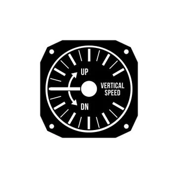 Aviation variometer icon  Illustrazione stock