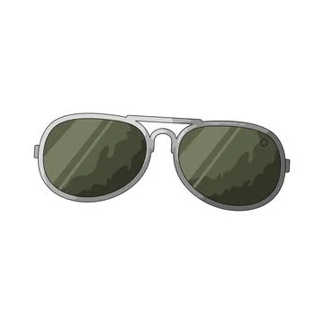 Aviator glasses illustration Stock Illustration