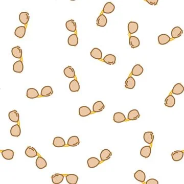 Aviator glasses optical vector seamless pattern Stock Illustration