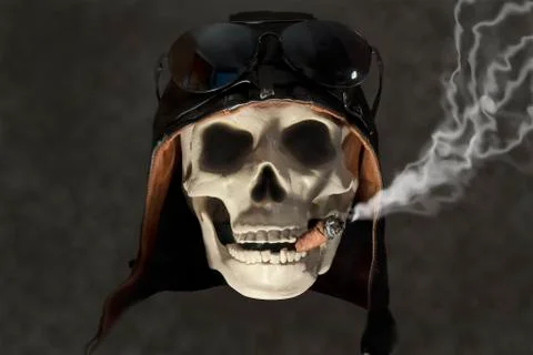 Aviator Skull Stock Photos