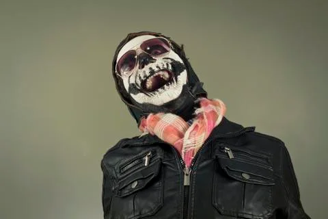 Aviator Skull Stock Photos
