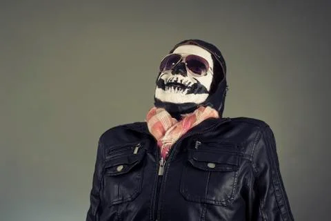 Aviator Skull Stock Photos