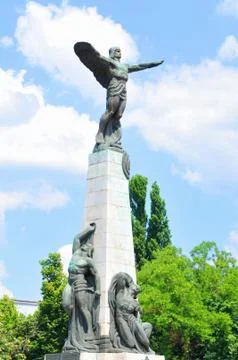 Aviators monument Stock Photos