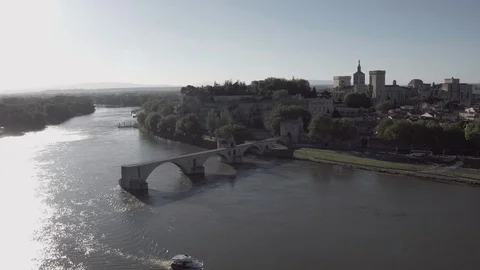 Avignon by aerial view Vidéo 86589256