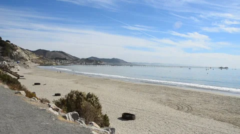 Avila Beach Stock Footage 32508205