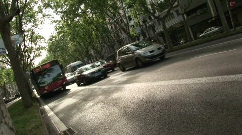 Avinguda diagonal Video stock 140748